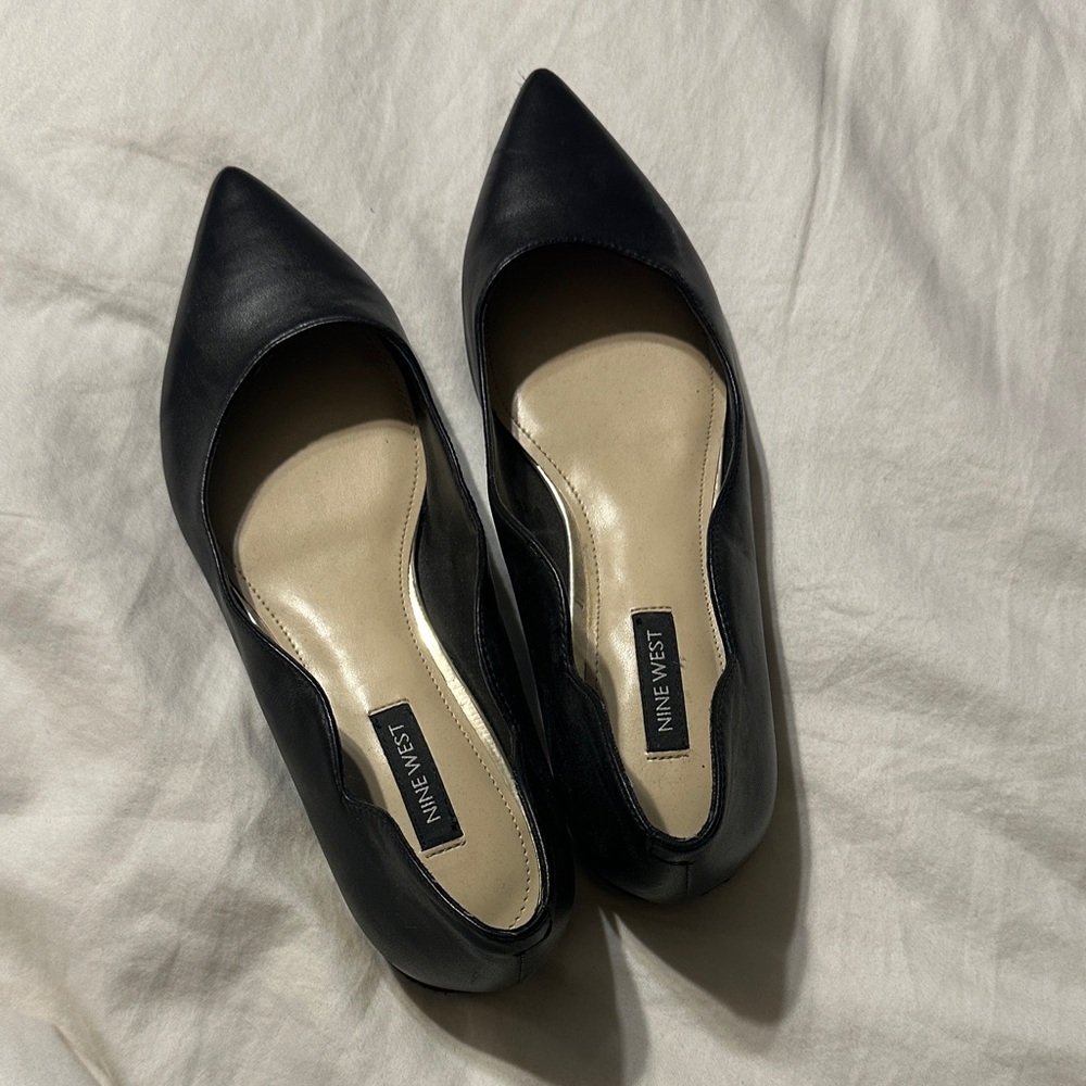 Nine West Classic Black Flats
